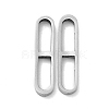 Non-Tarnish 201 Stainless Steel Linking Rings STAS-Q216-20P-1