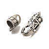 304 Stainless Steel Fold Over Clasps STAS-R140-14AS-01-2
