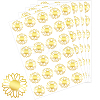 Gold Foil Self-adhesive Stickers DIY-WH20001-13E-1