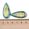 Dyed Synthetic Imperial Jasper Pendants G-P529-07E-3