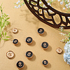 Gorgecraft 20Pcs 2 Style 1-Hole Alloy Enamel Buttons BUTT-GF0001-34-4