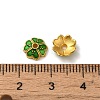Alloy Enamel Beads Caps FIND-G074-02B-3