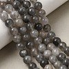 Natural Gemstone Cloudy Quartz Round Bead Strands X-G-O021-8mm-03B-5
