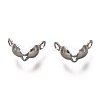 Non-Tarnish 304 Stainless Steel Bead Tips STAS-Z024-07P-1