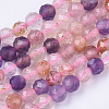 Natural Mixed Quartz Beads Strands G-R462-037-1