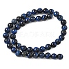 Grade B Natural Tiger Eye Beads Strands X-G-F591-18-8mm-01-3