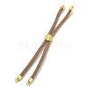 Nylon Cords Bracelet Makings Fit for Connector Charms AJEW-P116-01G-14-2
