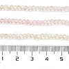 Transparent Painted Glass Beads Strands X-DGLA-A034-T1mm-A25-3