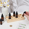 14-Slots Wooden Roller Bottles Essential Oil Storage Display Holder ODIS-WH0331-07-3