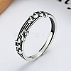 Musical Note 925 Sterling Silver Adjustable Rings FS-WG761CA-01-1