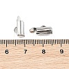 SHEGRACE Brass Slide On End Clasp Tubes XGRQ1R195-356P-3
