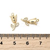 Brass Micro Pave Cubic Zirconia Pendants KK-A275-04B-G-3