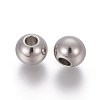 202 Stainless Steel Beads STAS-G190-01P-2
