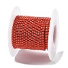 Iron Rhinestone Glass Cup Chain CH-U001-01P-1