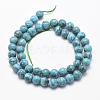 Natural Marble Beads Strands X-G-K211-6mm-E-2