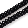 Opaque Spray Painted Glass Beads GLAA-ZX008-8mm-18F-1