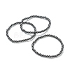 Synthetic Non-magnetic Hematite Beaded Stretch Bracelets BJEW-A117-A-22-1