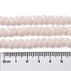 Baking Paint Imitation Jade Glass Bead Strands DGLA-A034-J8MM-A41-5