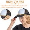 Shell CCB Plastic Hat Clips AJEW-GO00026-6
