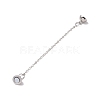 Brass Magnetic Clasp with Cable Safety Chain KK-F839-036P-2