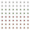 80Pcs Plastic Cabochons KY-TADJ0001-10-2