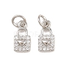 Brass Micro Pave Cubic Zirconia Pendants KK-B167-18P-1