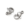 304 Stainless Steel Lobster Claw Clasps STAS-H352-01B-P-2