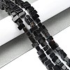 Natural Dyed & Heated Black Onyx Beads Strands G-C135-O01-01-2