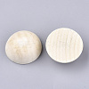 Unfinished Natural Wood Cabochons WOOD-S052-01E-2