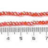 Baking Electroplate Glass Beads Strands DGLA-A039-J2mm-BM-5