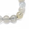 Natural Grey Moonstone Beads Strands G-F632-24-03-2