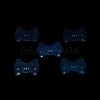 UV Plating Luminous Transparent Acrylic Beads OACR-P010-08E-4