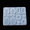 DIY Pendant Earring Silicone Molds DIY-L021-67-3