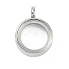 304 Stainless Stee Locket Pendants STAS-S132-16P-01-1