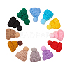 Handmade Wool Woven Hat Decoration AJEW-NB0001-16-2