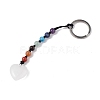 7 Chakra Gemstone Beads Keychain KEYC-F036-02E-2