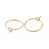 Ion Plating(IP) 316L Surgical Stainless Steel Hoop Earring Findings STAS-D164-05G-2