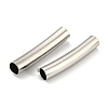 Non-Tarnish 304 Stainless Steel Tube Beads STAS-B047-27C-P-2