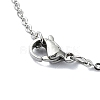 Non-Tarnish 304 Stainless Steel Pendant Necklaces NJEW-B078-03P-3