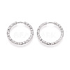 304 Stainless Steel Hoop Earrings STAS-T074-19P-1