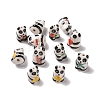 Handmade Printed Porcelain Beads PORC-G007-01-1