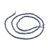 Electroplate Glass Beads Strands EGLA-F149-FP-06-4