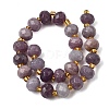 Natural Lepidolite Beads Strands G-D105-B08-2