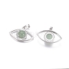 Natural Green Aventurine Pendants G-L512-H09-2