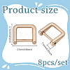 8Pcs Zinc Alloy Bag Suspension Clasps FIND-NB0006-45-2