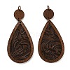 Wood & Leather Big Pendants WD-CBAE7F9-01C-1