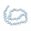 Dyed Natural Cultured Freshwater Pearl Beads Strands PEAR-L021-13-2