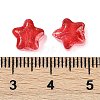 Transparent Spray Painted Glass Beads X1-GLAA-NH0003-01I-3