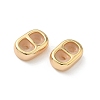 Brass Silicone Slide Charms KK-C099-06B-G-2