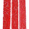 Electroplate Glass Beads Strands EGLA-A044-P6mm-B22-2